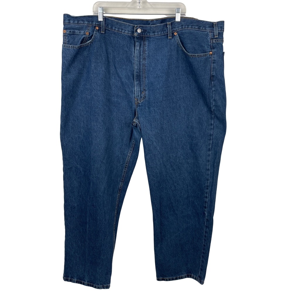 Levis 550 Relaxed Fit‎ Tapered Leg Jeans Mens 50x32 Medium Wash Blue